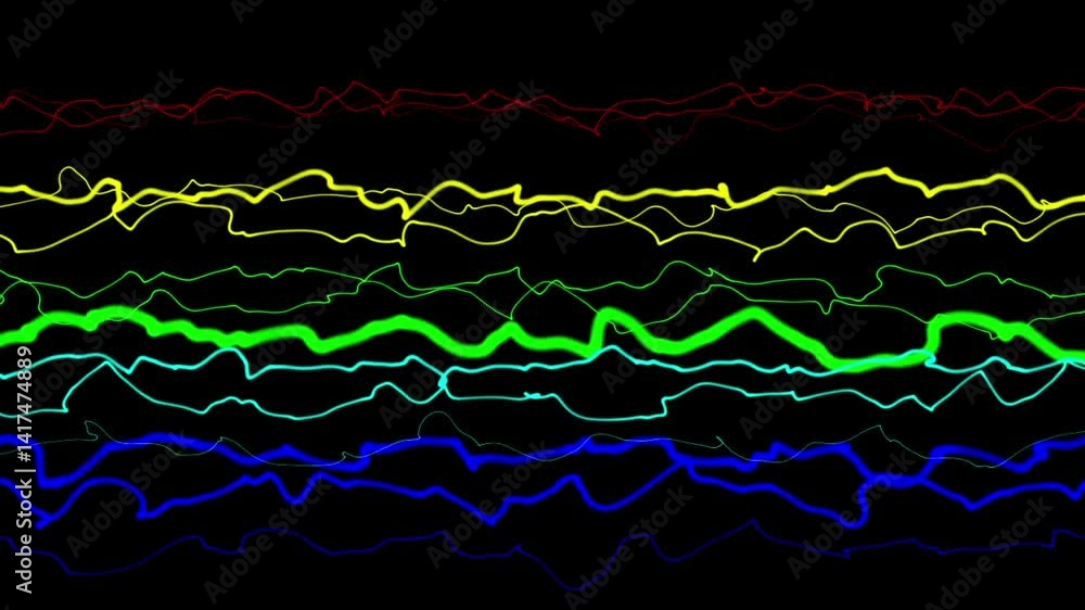 Poster colorful wave background .background with color lines . wavy elegant collection elements for your de