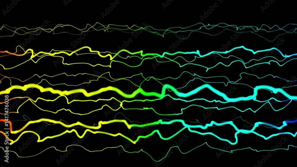 Poster background with color lines . wavy elegant collection elements for your design and art.different sha