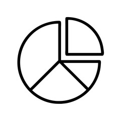 Pie chart infographic diagram data analysis business presentation statistics report vector