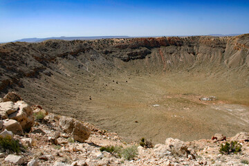 Meteor Crater, ( Barringer Crater), Arizona, U.S.A. © Erika