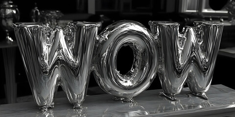 Metallic Wow 3D Render