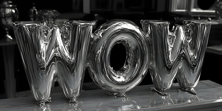 Metallic Wow 3D Render