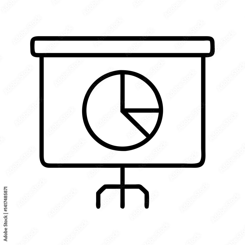 Poster presentation chart pie graph business report data analysis information marketing strategy plan meeti