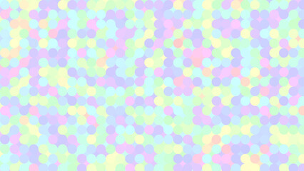 A soft, dreamy background of pastel-colored circles, blending shades of pink, blue, and green in a gentle abstract pattern.