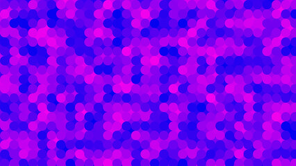 A vibrant abstract pattern of overlapping purple and pink circles, creating a dreamy, soft-focus effect.
