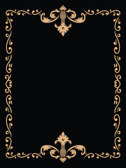 Invitation Design Featuring Ornamental Frame