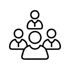 Teamwork collaboration group people icon vector illustration for business and social media