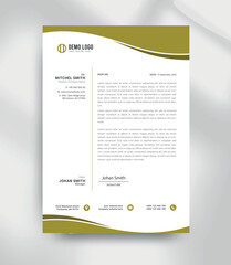 Modern Business Letterhead Template  Professional, Clean, Editable Corporate Design
