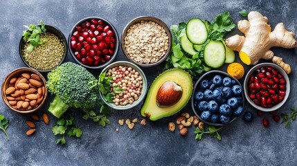 Healthy Food Variety Display (1)