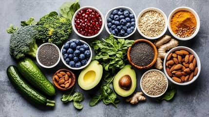 Healthy Food Variety Display (2)