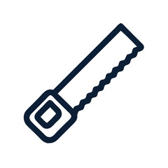 handsaw icon isolated on white background