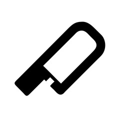 hacksaw icon isolated on white background