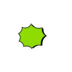 Blank comic speech bubbles 