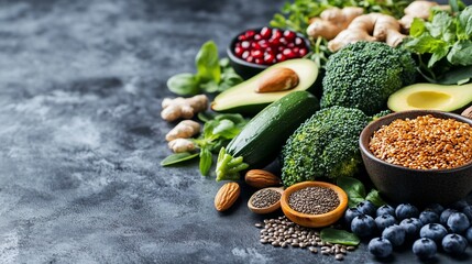 Healthy Variety of Foodstuffs