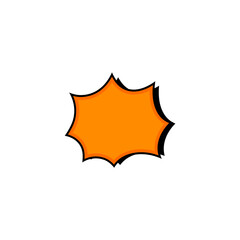 Blank comic speech bubbles 