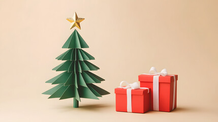 Minimalist Christmas，christmas, decoration, christmas tree,holiday, xmas,winter, decorations, celebration, presents,gift, Santa Claus，ornaments，new year，december，seasonal，gift