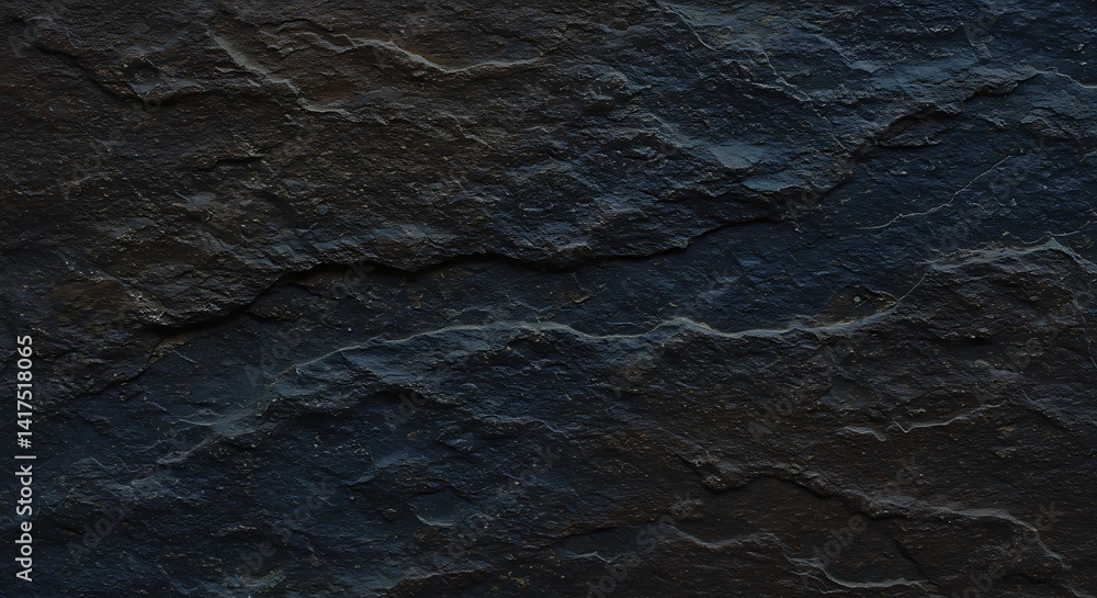 Aufkleber dark, textured slate surface with intricate patterns.