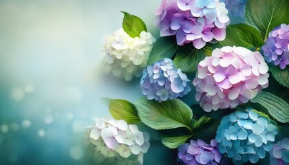 Obraz premium Hydrangea flowers stock eps10