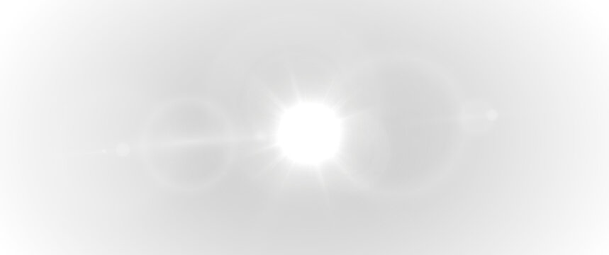 Light Glow png Shine Sunbeam white Rays Sunlight Brightness Transparent Overlay Effect Realistic Illumination Flare Burst Radiance White Light Glow Effect Lens Flare Beams Soft Glow Background Design.