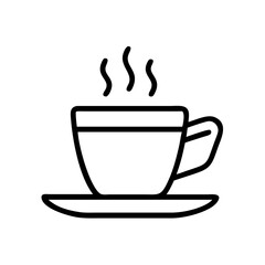 Coffee Mug on Plate Icon Design