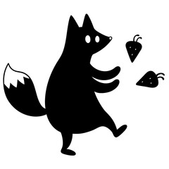 black cat silhouette