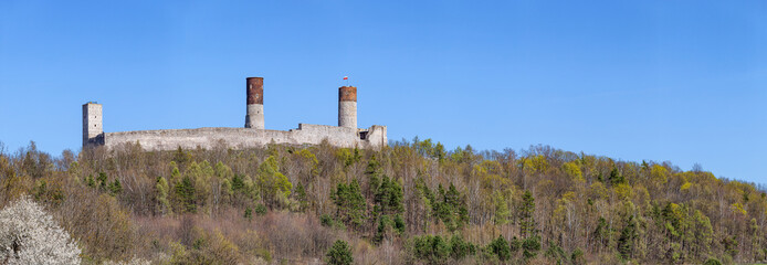 13th century castle in Checiny, Poland.
