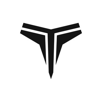 Titan logo design icon vector template