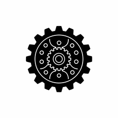 creative details Gear/settings icon Vector Illustration 