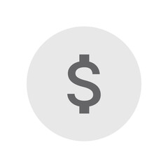 Attach Money Outline Icon