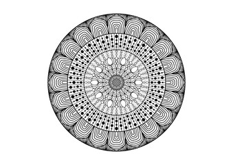 Mandala for your art work. Mandala for paint easy and relax. Mandala pattern ,background ,tattoo,coloring book , Line design, meditation, calmpage,flower,coloring book line art vector.