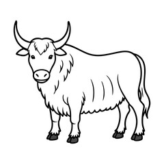 Download Yak Vector Art And Illustration Eps File For Design.