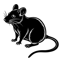 Download Mouse Silhouette Vector Art And Illustration Eps File For Design.
