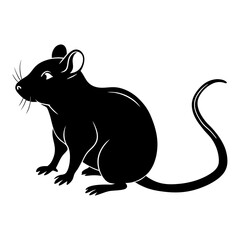Download Mouse Silhouette Vector Art And Illustration Eps File For Design.