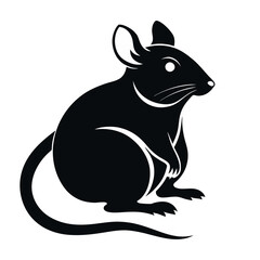 Download Mouse Silhouette Vector Art And Illustration Eps File For Design.