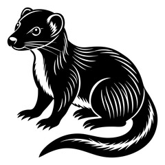 Download Mongoose Silhouette Vector Art And Illustration Eps File For Design.