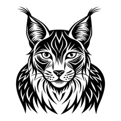 Download Lynx Vector Silhouette Art And Illustration  Eps File For Design.