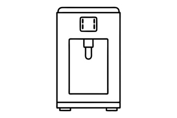 Fridge Water Line Art