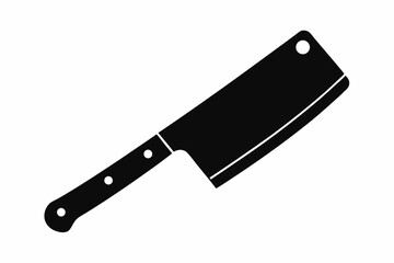 Meat Cleaver Silhouette