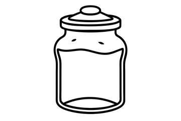 Spice Jar Line Art