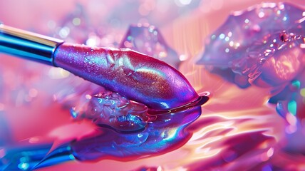 close up of lipstick