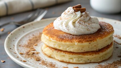 chocolate cake with cream