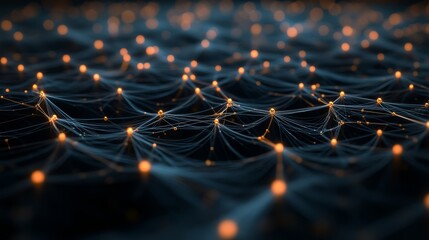 Dynamic network connections in a virtual environment an abstract visualization