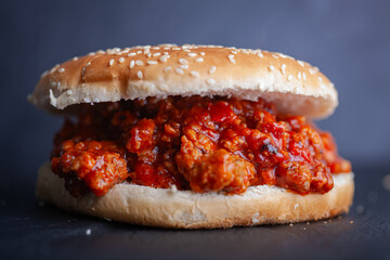 Sloppy Joe sandwich.