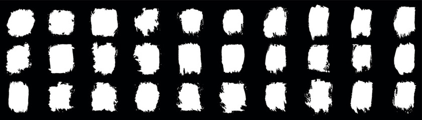 Brush stroke, grunge lines. Vector calligraphy paint strokes. Vintage Chinese brushstrokes collection. Straight long hand drawn stripes background. Abstract black ink grungy lines, borders,