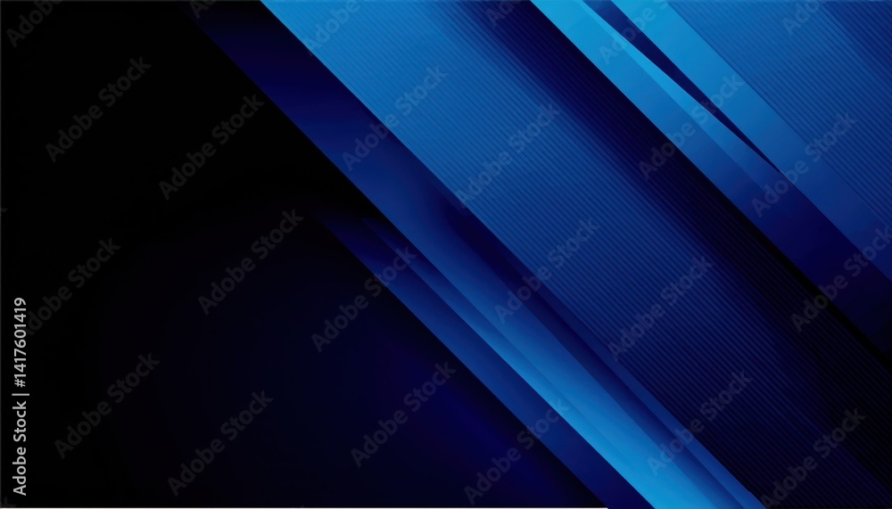 Poster abstract dark blue diagonal lines background for modern tech branding, digital presentation, futuris