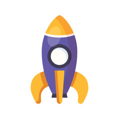 space rocket vector illustration