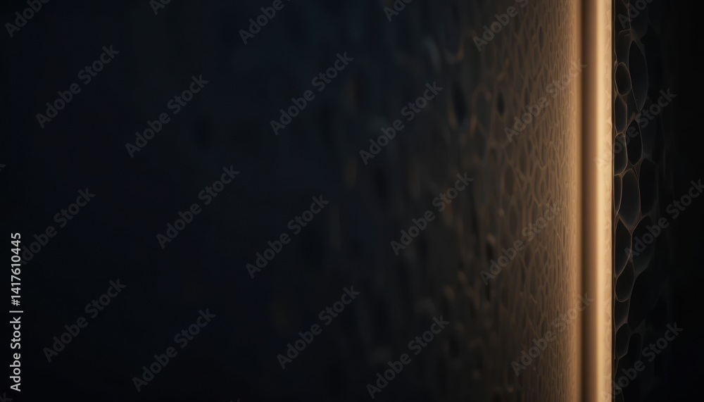Poster exploring abstract patterns and textures urban environment digital art night mode close-up view ligh