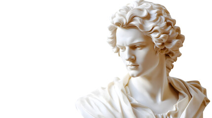 Classical Composer Busts Beethoven Mozart Isolated Portrait Statues Music History