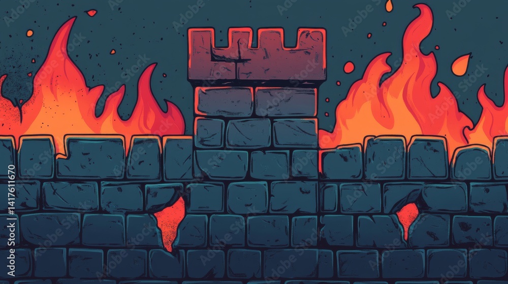 Aufkleber create a vector graphic for a blog post about web application firewalls