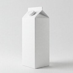 white blank milk carton juice product packaging mock up